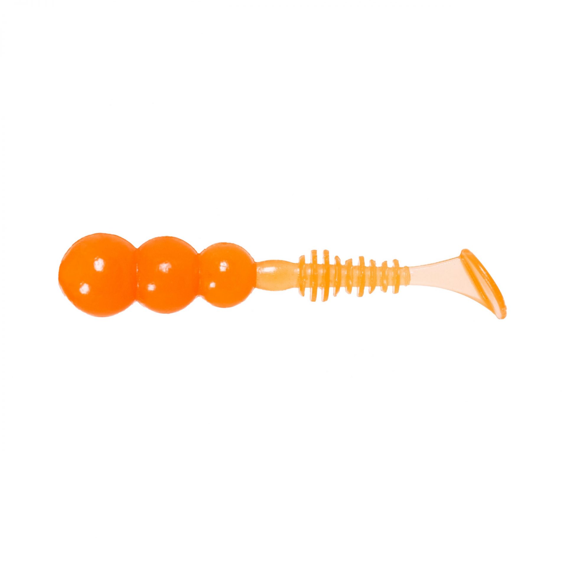 Leurre Souple Little Fisher Snack Ball Shad orange fluo1