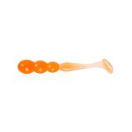 Leurre Souple Little Fisher Snack Ball Shad Slim 75 orange fluo